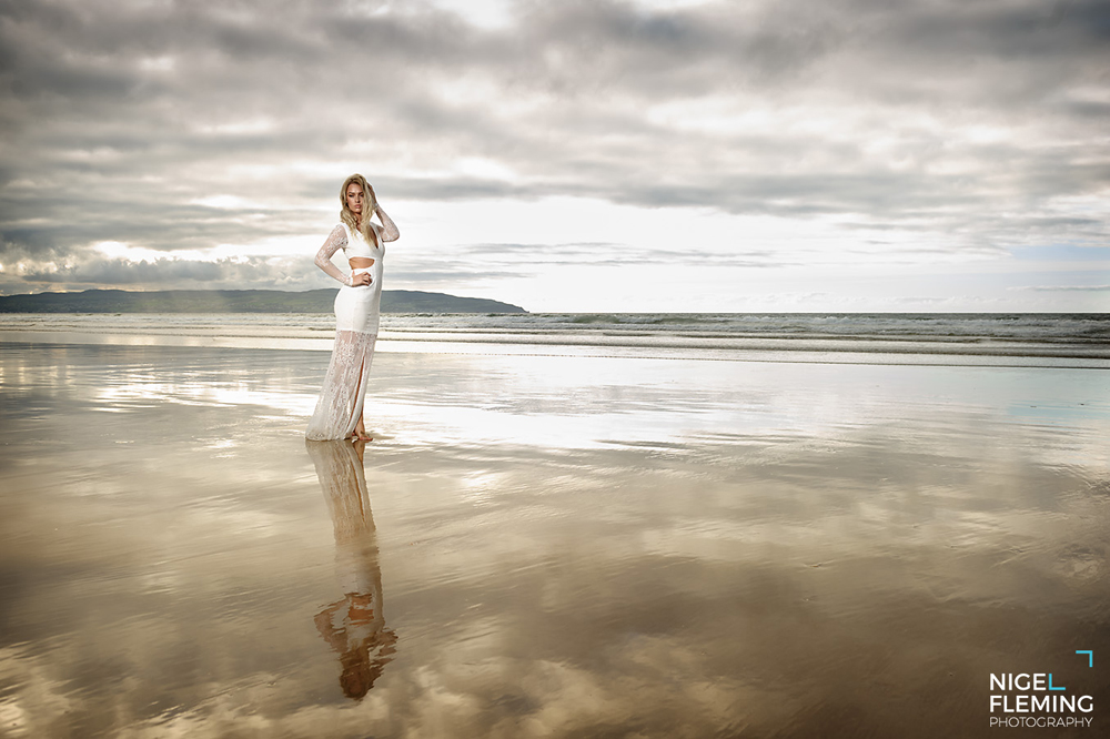 Off Camera Flash Photography at Downhill Beach Northern Ireland